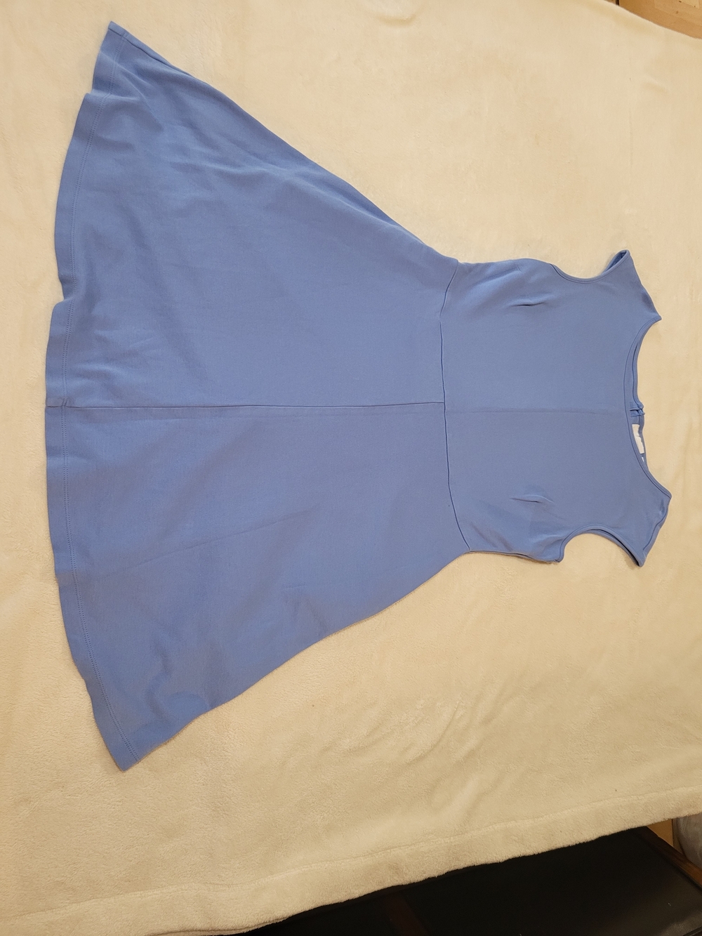 New York & Company Women's Blue Skater Dress A Line Size M